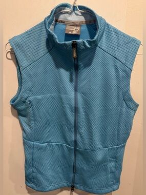 Salomon Mesh Waffle Cycling Running Vest Womens blue jacket outdoor walking US S